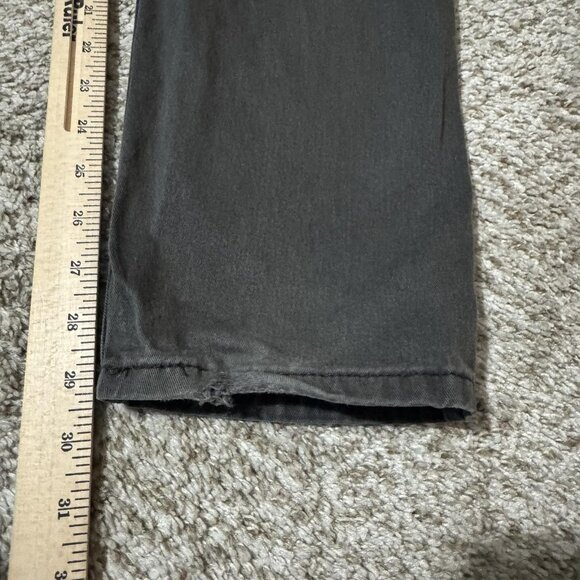 Levis 502 Jeans Mens 33x30 Gray Regular Taper Stretch Denim Pants Casual - Picture 12 of 12